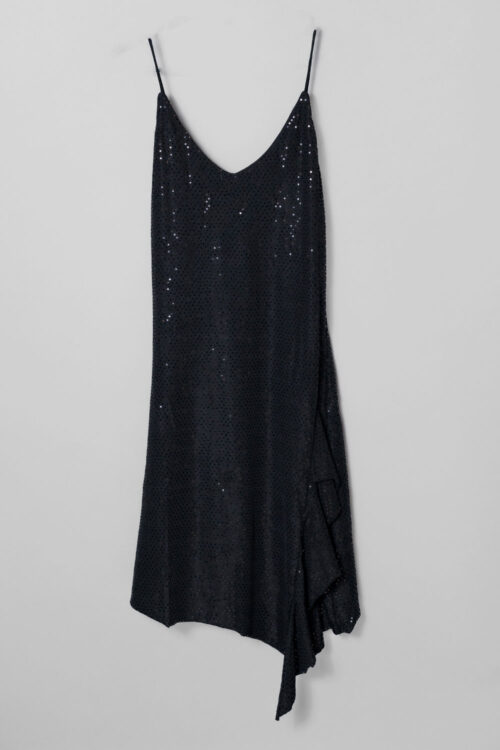 Vestido Brillo con Volante Abajo - Imagen 4