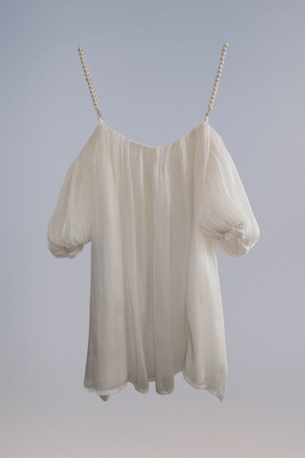 Blusa Seda sin Hombro - Imagen 4