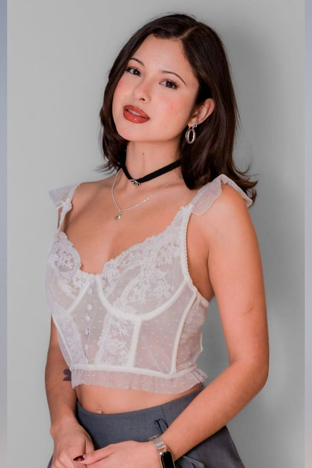 Croptop Encaje - Imagen 2