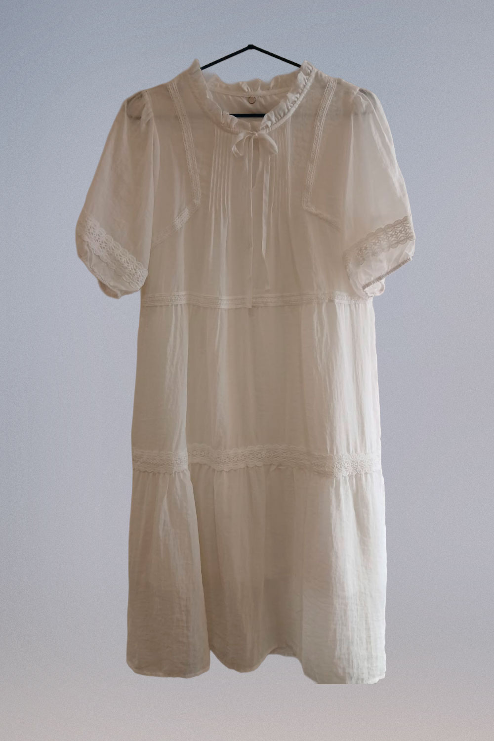 Vestido Midi con Puntilla - Imagen 4