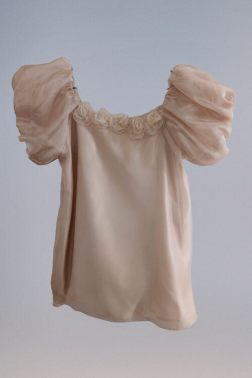 Blusa Seda con Flores - Imagen 5