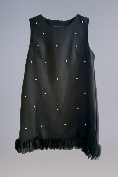 Vestido sin Manga con Perlas - Imagen 3