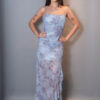 Vestido Tull Estampado