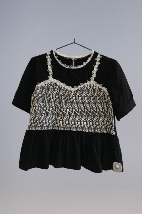 Blusa Combinada con Macrame - Imagen 4
