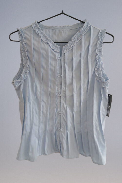 Blusa sin Manga con Volantes - Imagen 4