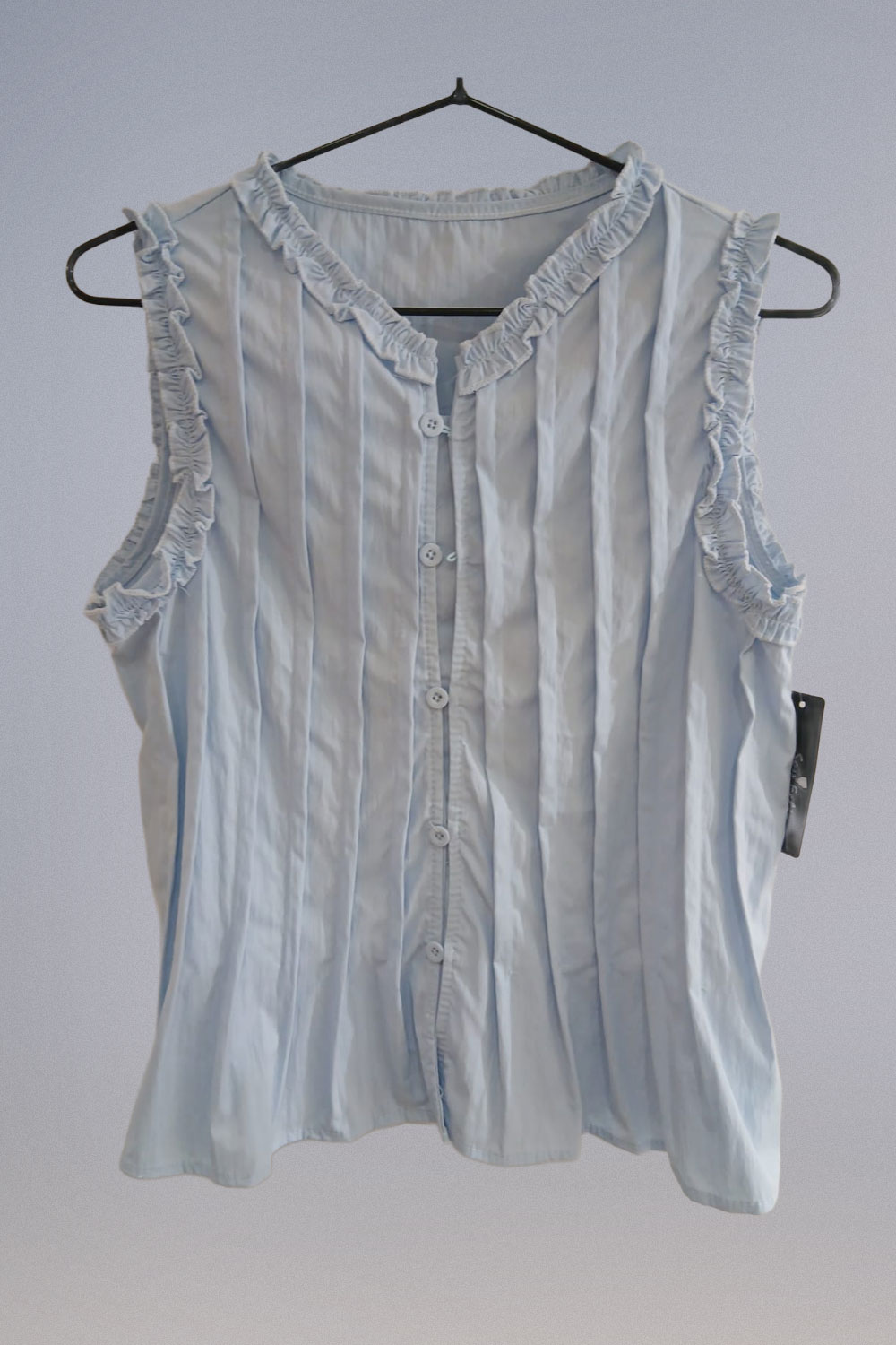 Blusa sin Manga con Volantes - Imagen 4