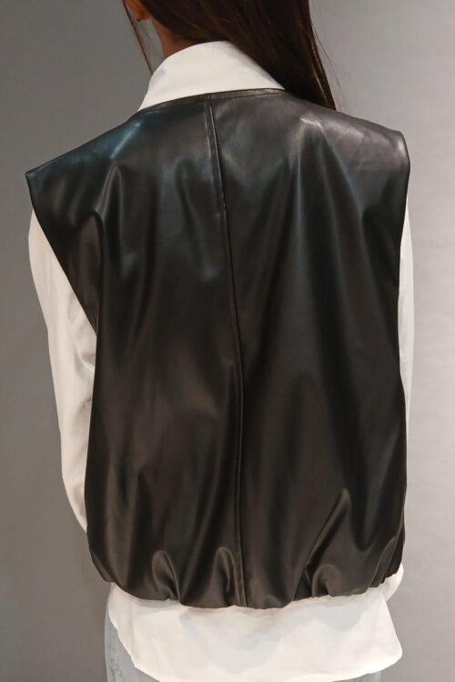Chaqueta Ecocuero sin Manga - Imagen 4