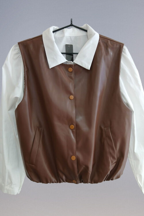 Chaqueta Ecocuero sin Manga - Imagen 3