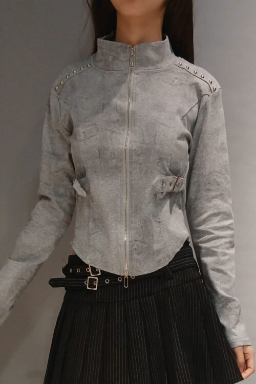 Campera Modal con Hebillas