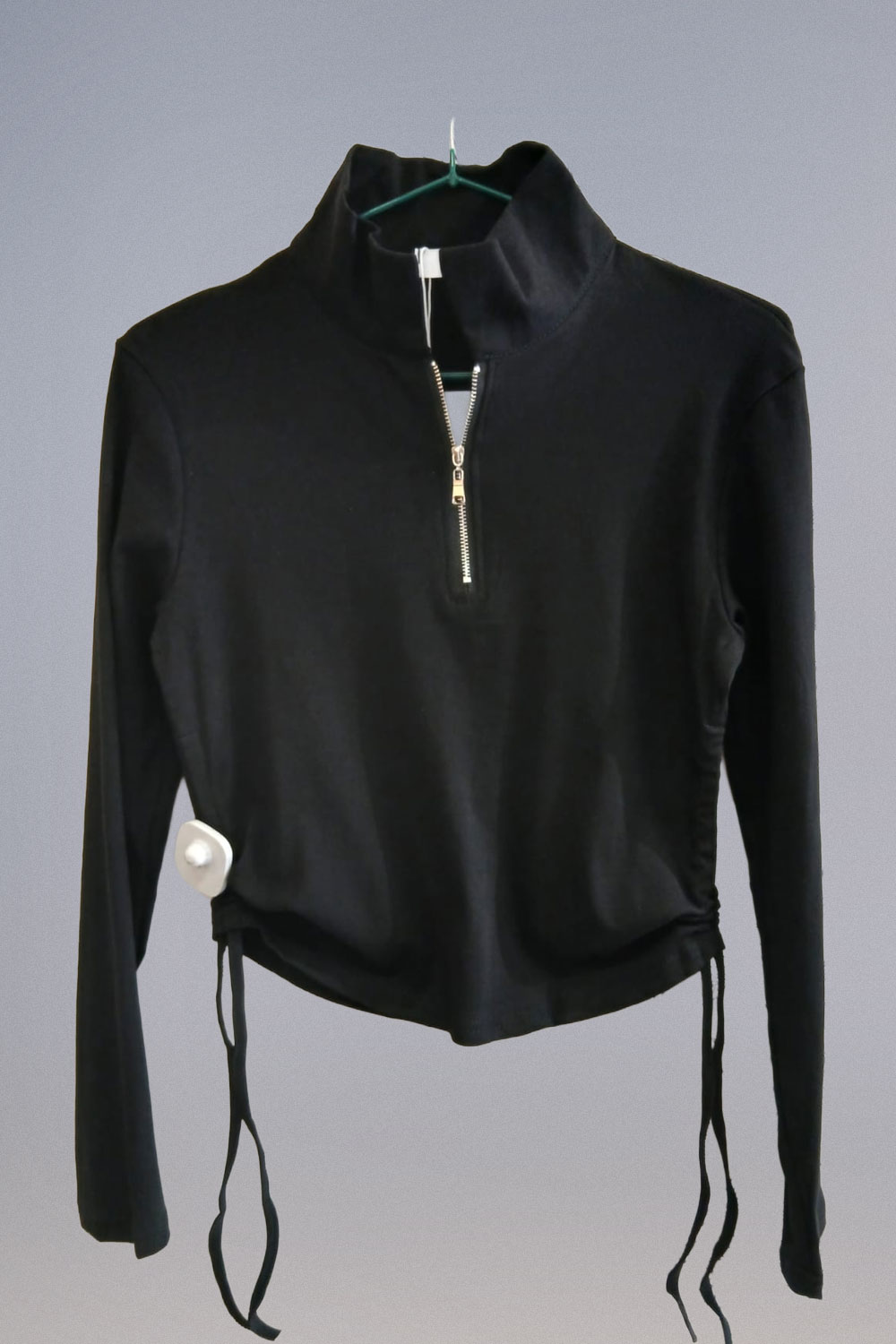 Polera Algodón con Lycra Fruncido al Costado - Imagen 3