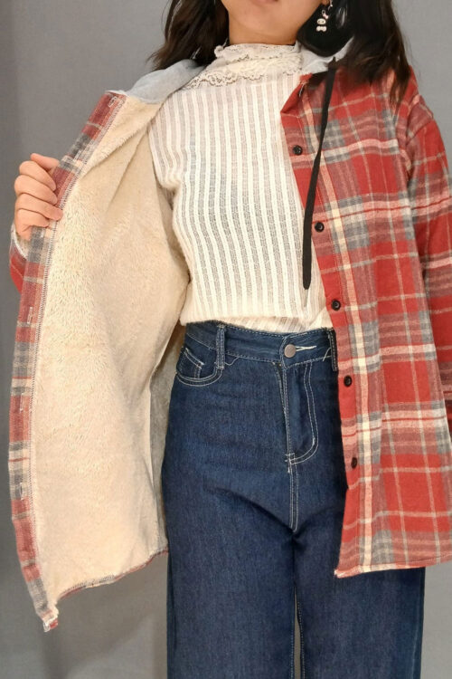 Alternative view of Sobrecamisa Franela Forrado con Peludos