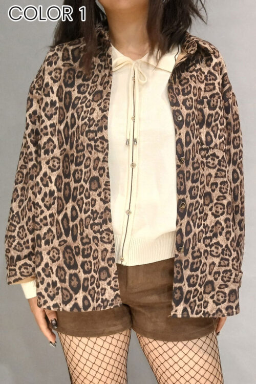 Alternative view of Sobrecamisa Gamuza Animal Print