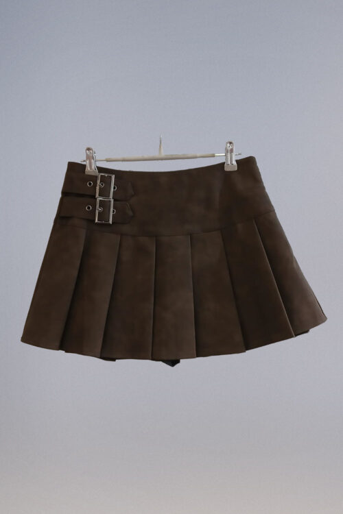 Minifalda Cuerina con Hebillas - Imagen 3