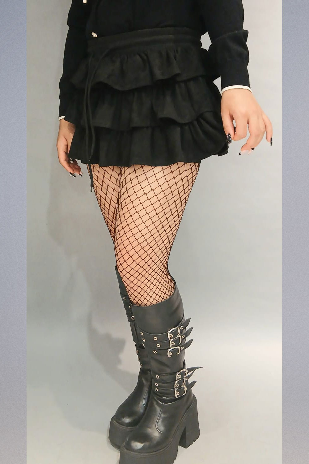Minifalda Gamuza Volados - Imagen 2