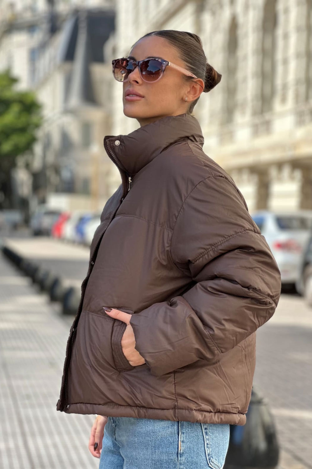 Parka Puffer Satinado - Imagen 5