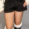 Shorts Gamuza con Tachas y Cinturón