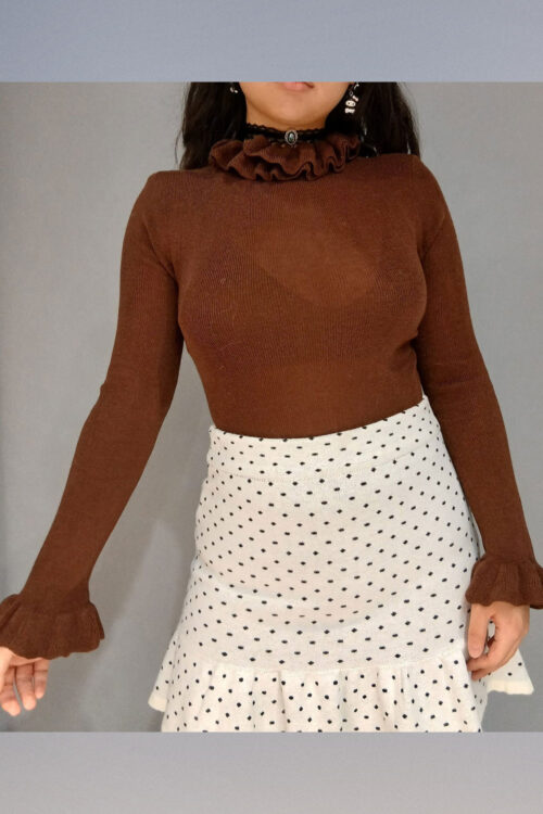 Sweater Liviano con Volante