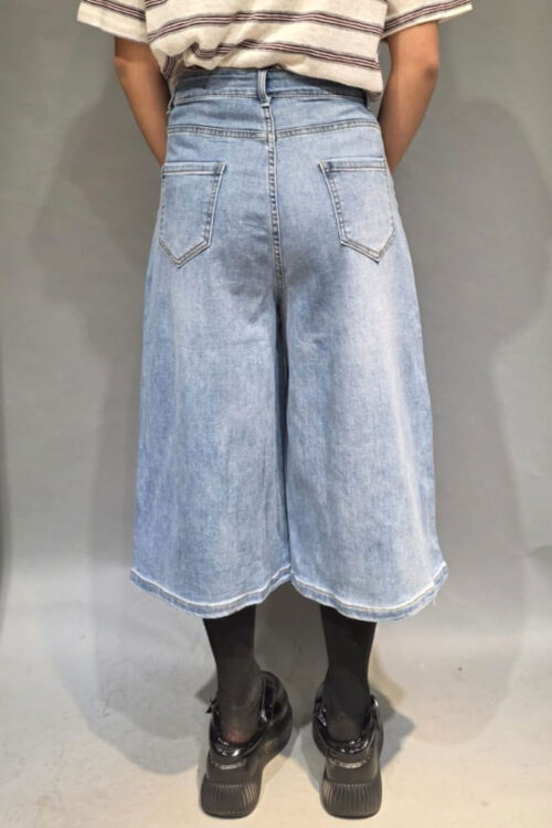 Alternative view of Bermuda Jeans Wide Leg Elastizado