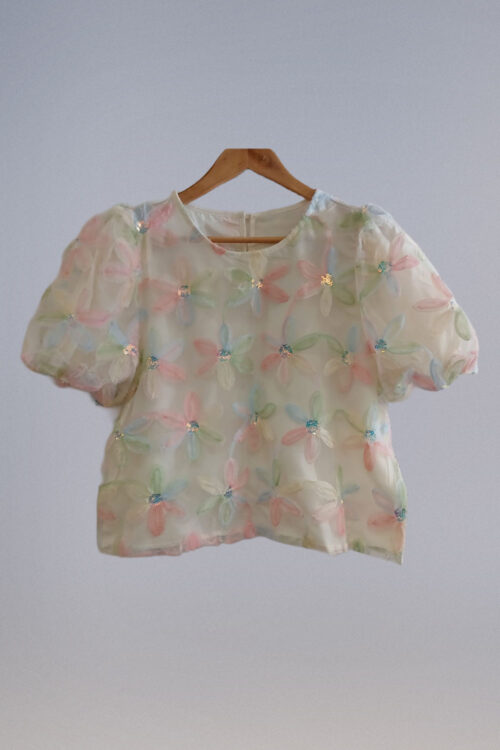 Alternative view of Blusa con Flores 3D