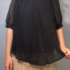 Blusa Gasa Combinado con Encaje