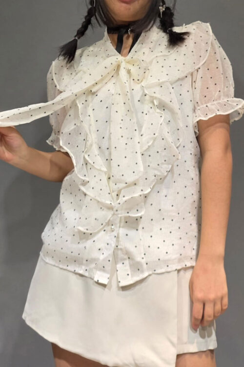 Blusa Gasa Lunares