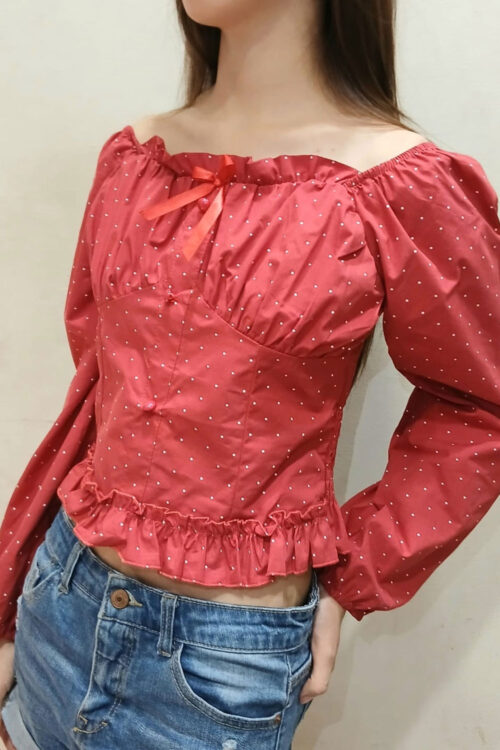 Alternative view of Blusa Paisana Off
