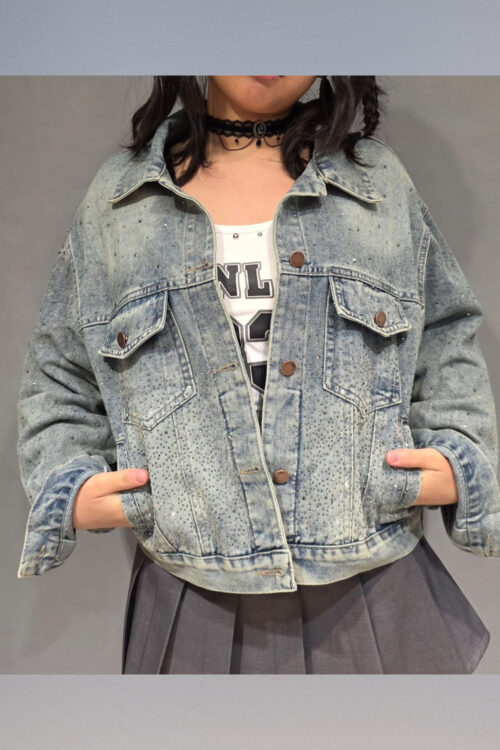 Campera Jeans con Brillo