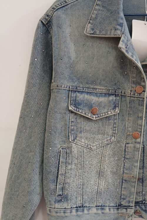 Campera Jeans con Brillo - Imagen 3