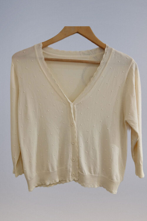 Cardigan Hilo Punto Mota - Imagen 6