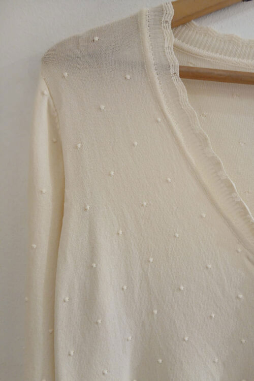 Cardigan Hilo Punto Mota - Imagen 5