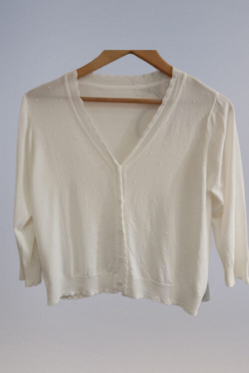 Cardigan Hilo Punto Mota - Imagen 4