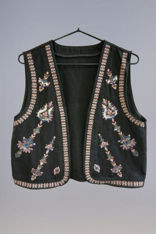 Chaleco Gabardina Bordado - Imagen 4