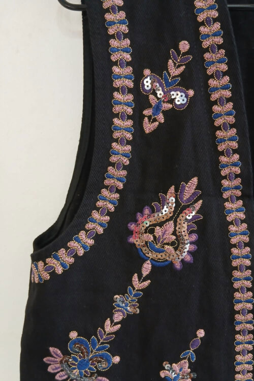 Chaleco Gabardina Bordado - Imagen 3