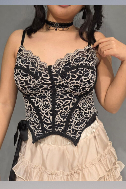 Croptop Encaje