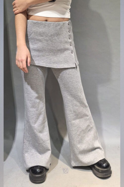 Pantalón Flare con Falda