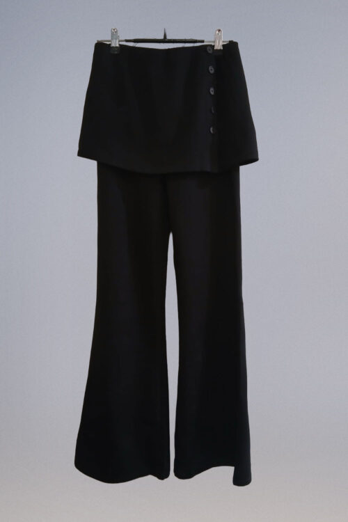 Pantalón Flare con Falda - Imagen 3