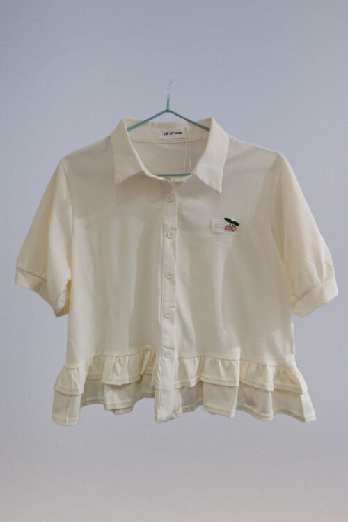 Polera Abotonada con Volantes - Imagen 4
