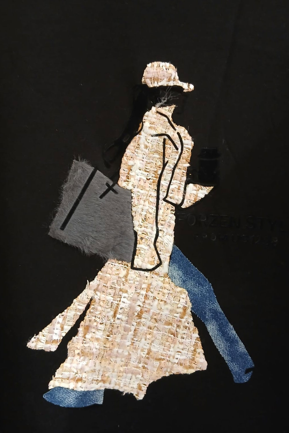 Polera con Apliqué Tweed - Imagen 3
