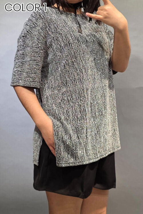 Alternative view of Polera con Strass