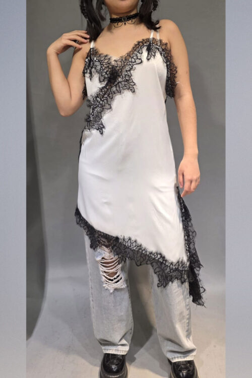 Vestido Lencero Asimétrico