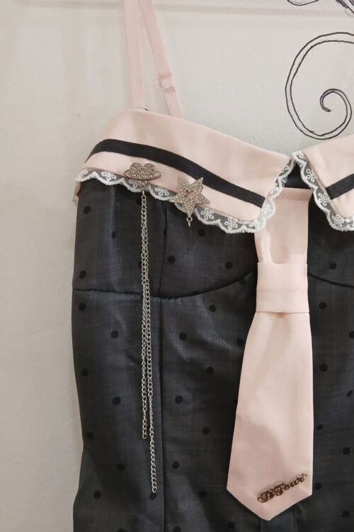 Vestido Lunares con Corbatín - Imagen 3
