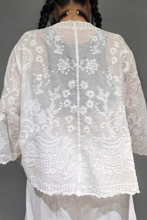 Blusa Broderie con Botones - Imagen 5