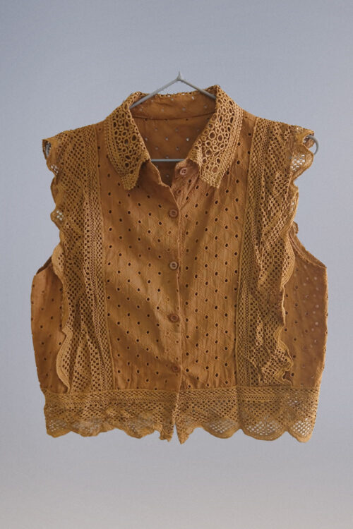 Blusa Broderie con Encaje - Imagen 4