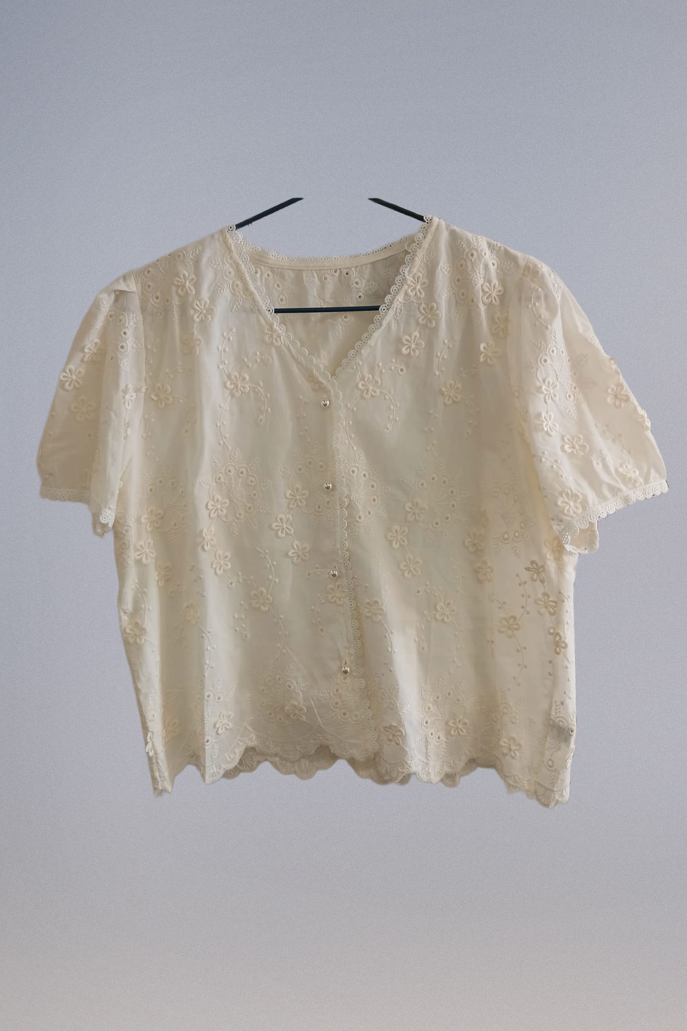 Blusa con Flores 3D - Imagen 5