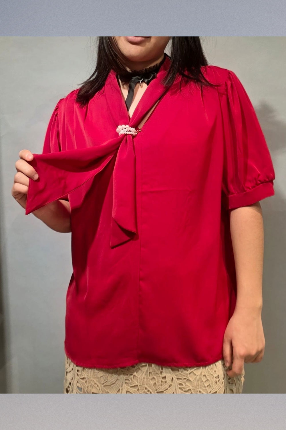 Blusa con Lazo