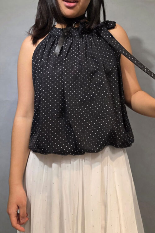 Blusa Halter Aglobada