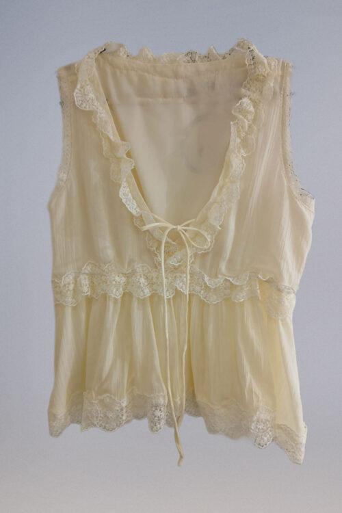 Blusa Lencera de Encaje y Gasa - Imagen 3