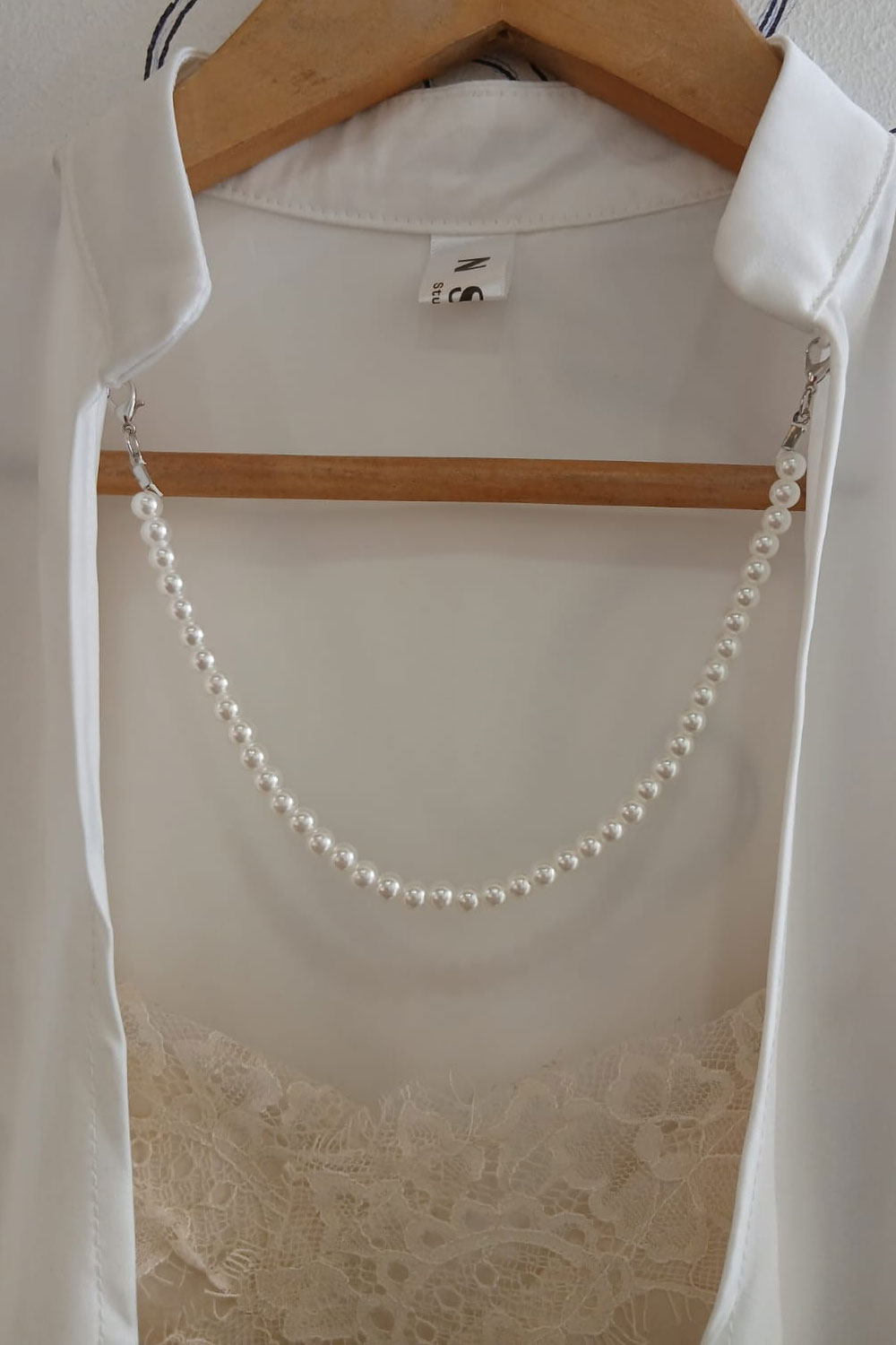 Bolero Seda con Perlas - Imagen 3