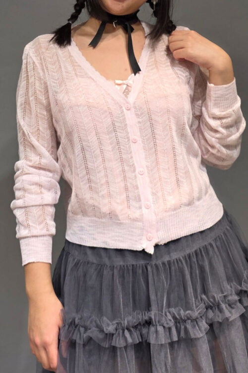 Cardigan Hilo Manga Larga