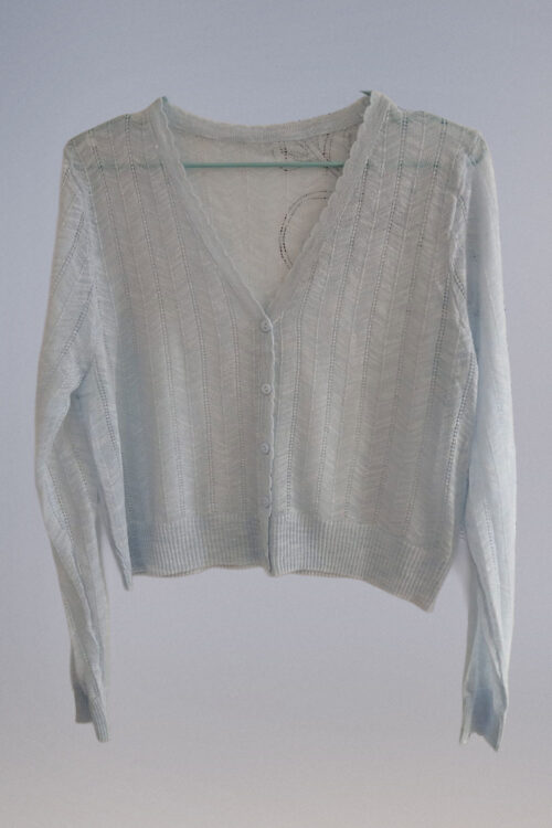 Cardigan Hilo Manga Larga - Imagen 4